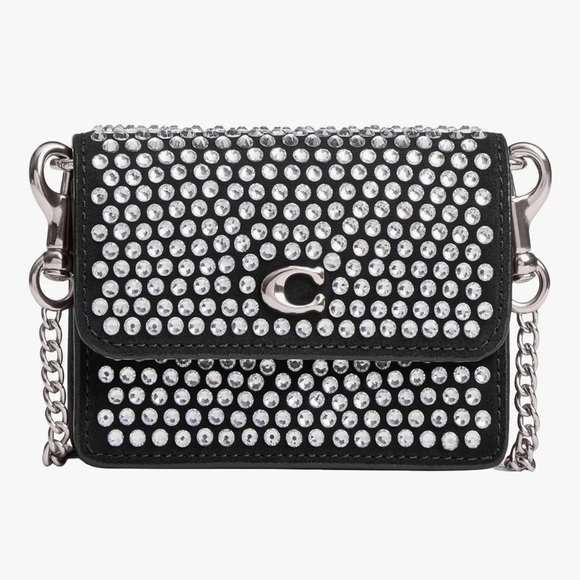 Handbags - Polished Pebble Leather Essential Half Flap Card Case